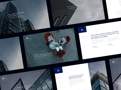 Investment Company Website business desiginspiration homepage investment landing page minimal ui uiux design ux web webdesign