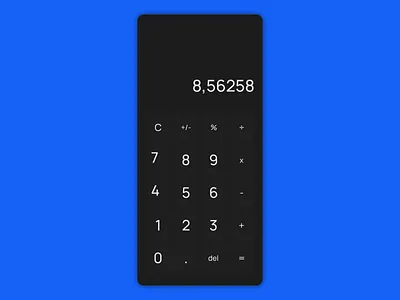 Calculator project for #DailyUI #004 004 app app design covid19 dailyui design iphone ui userinterface