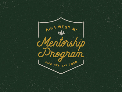 AIGA WM Mentorship / mark aiga branding design event branding illustration outdoors retro design