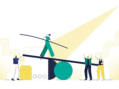 balanced teams adobe illustrator digital digital illustration graphic design illustration illustrator