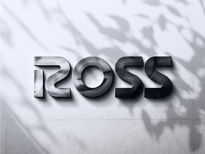 Ross - Logo Redesign Concept brand brand identity branding clean design exploration figma icon logo logotype minimal rebrand ross