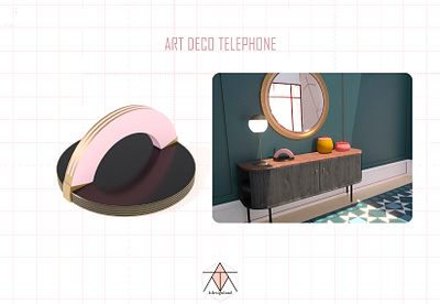 ART DECO TELEPHONE creative design creativity design furniture design imagination interior