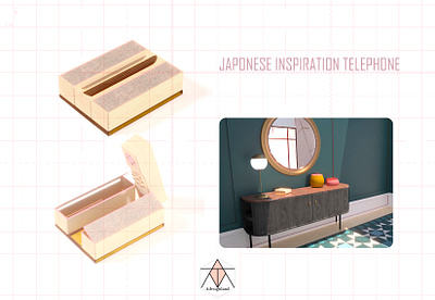 japonese TELEPHONE creative design creativity design furniture design imagination interior