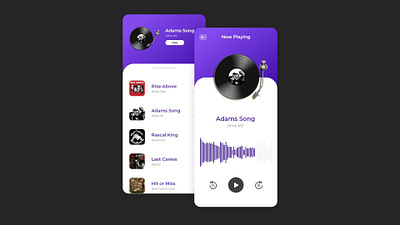 Music Player Concept graphic design ui ui design ux web design website