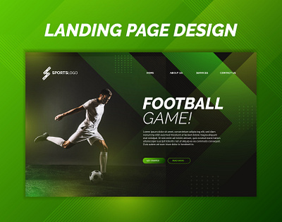 Landing Page Design abstract banners corporate creative landing landing design landing page landing page design minimalist webdesign website design