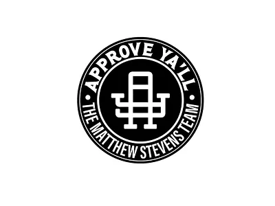 Approved YA'LL Badge Logo Design badge branding design illustration illustrator logo logo design logo logodesign logo design retro badge vector