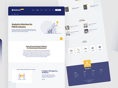 Sokan web ui and ux design iran landing ui uiux ux web web design website