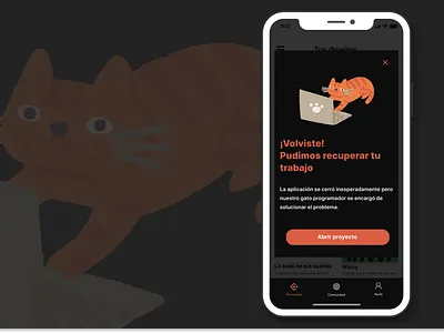 Graphic Design app- Crash report argentina black cat crash crash report dark design figma graphic design iphone orange ui uidesign user interface ux writing writing