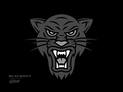 Blackout 2020 blackout branding design drawing gskett illustration logo panther vector worldwide