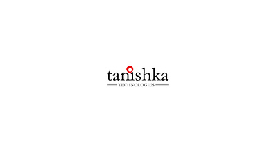 Tanishka Technologies branding design illustration logo design concept minimal typography vector