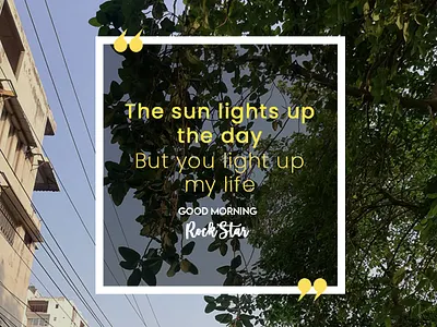 Good morning wish art design graphics minimal typography