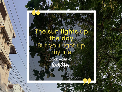 Good morning wish art design graphics minimal typography