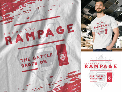 Rampage T-shirt apparel apparel logo brand brand design branding brands design graphic design logo logo design