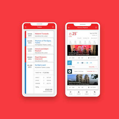 I Love London Travel App branding illustration mobile app design travel app ui ux visual design