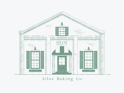 Silos Baking Co. branding design graphic design illustration illustrator logo vector