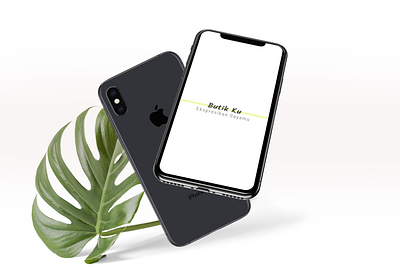 Butik Ku Logo app boutique branding design illustration logo shopping typography ui ux vector