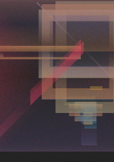 Fornlorn Ligh Arch generative art poster art