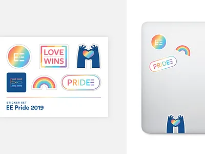 🏳️‍🌈Pride Stickers communication design graphic design lovewins pride stickers