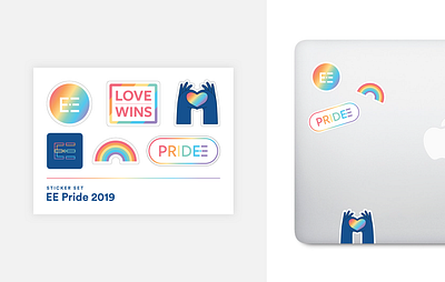 🏳️‍🌈Pride Stickers communication design graphic design lovewins pride stickers