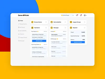 Game Officials Reimagined