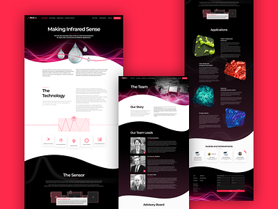 MaxIR - Making Infrared Sense - Website animation art design digital infrared ir laser liquid maxir mondeo mondeostudio science ui uiux ux uxui web webdesign website websitedesign