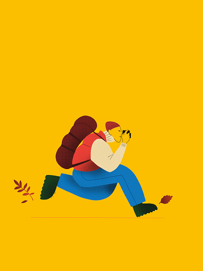 Tripper illustration procreate travel trip