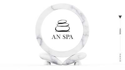 AN Spa brand identity branding design illustration logo logodesign vector