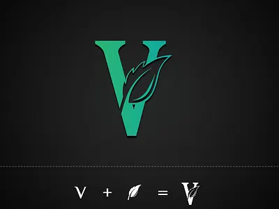 V + Leaf Logo Design brand identity branding branding design design illustration logo logo design logodesign logodesignchallenge logodesigner logodesignersclub logodesigns logodesinger logos logotype modern vector