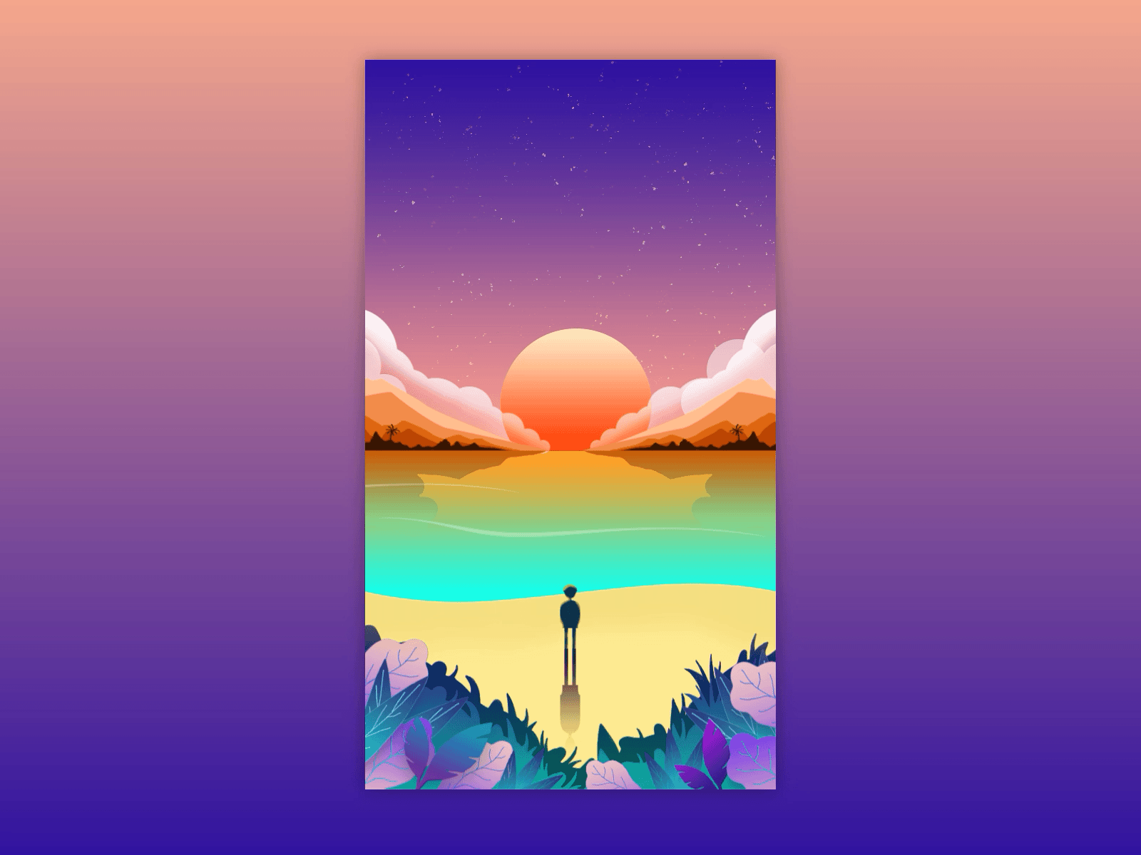 Game ui animation design illustration