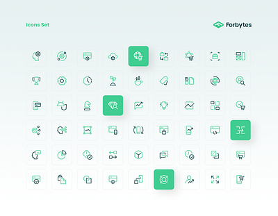 Icons set branding design icons pack icons set lviv ui