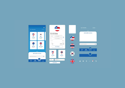 DeeMoney Cards & Components bank app bankingapp cards component library components e commerce mobiledesign sketch ui uidesign ux uxdesign web web design website design