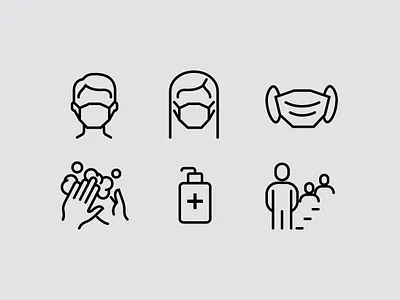 CORONA VIRUS PREVENTION ICON coronavirus icon prevention