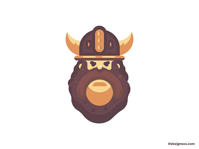 Viking character daily design daily drawing daily illustration flat flat art flat design flat designs helmet illustration mascot mascot character mascot design vector viking vikings warrior