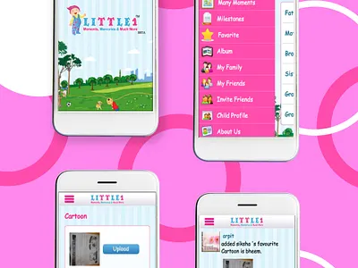 Little1 mobile app mobile app design mobile design mobile ui