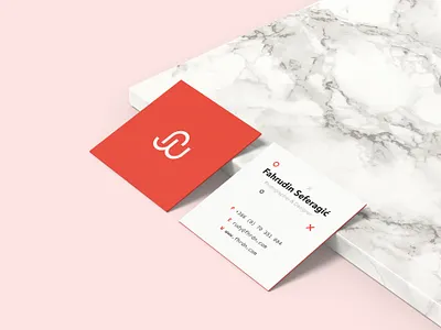 Personal Business Card brand identity branding branding design business business card business card design business cards clean creative design minimalist modern personal personal brand personal project square