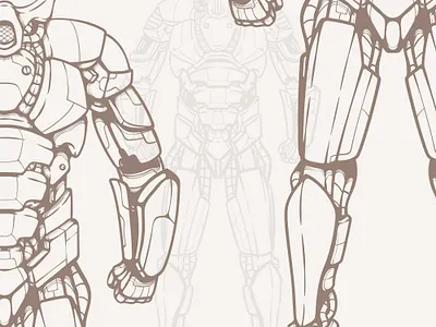 Cyborg Inking cyborg illustration mecha robot