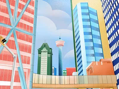 building series buildings illustration