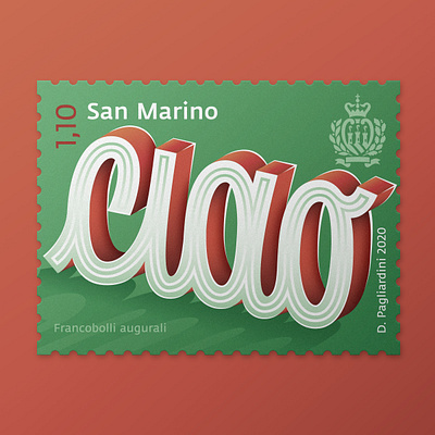 Ciao ciao design illustration lettering stamp design stamps type typo typography vector