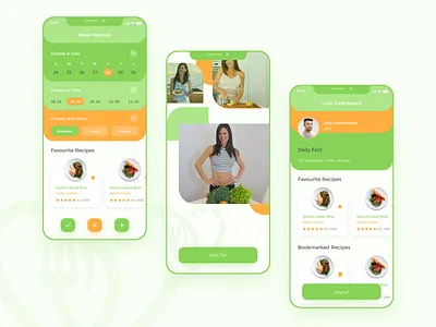 Healthier App calendar dishes dribbble best shot food food and drink food app food delivery fresh food meal planner mobile app design product design recipe app recipes restaurant app restaurants splash screen ui ux design user experience design user interaction user interface design
