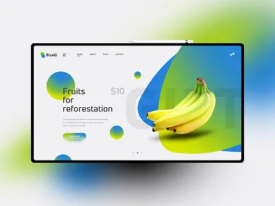 BlueQ design landingpage ui uidesign ux uxdesign website