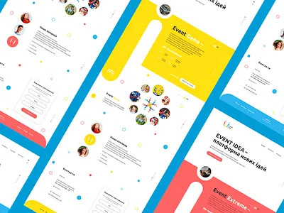 Event Idea | Landing page concept events extreme games landing landing page logo ui ux web