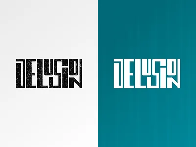 Delusion - car collective logo branding car show community design logo logodesign stance typography