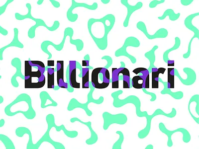 Billionari tripping out streetwear branding camo clothing design illustration logo mark psychedelic street trippy type wordmark