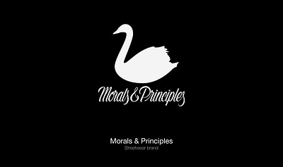 Morals & Principles branding calligraphy design flat hand drawn illustration lettering logo typography vector