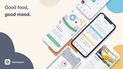 Tastespace — Headspace for Food app food headspace illustration uidesign