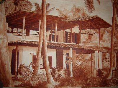 Matara drawing illustration ink