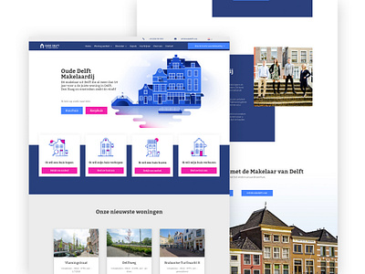 Real Estate Website design freelance designer inspiration mennovanpaassen real estate ui web webdesign webdevelopment website