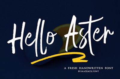 1Hello Aster brand design brush brush lettering brush pen font font design font family handlettering script