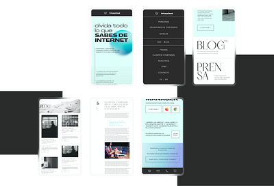 privacycloud mobile adobe xd branding brutalism design interaction layout ui ux web