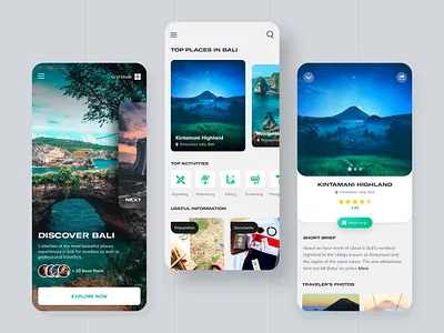 Travel Planning App Concept design ios mobile app mobile interface travel travel app travel blog travel plan traveling ui ux